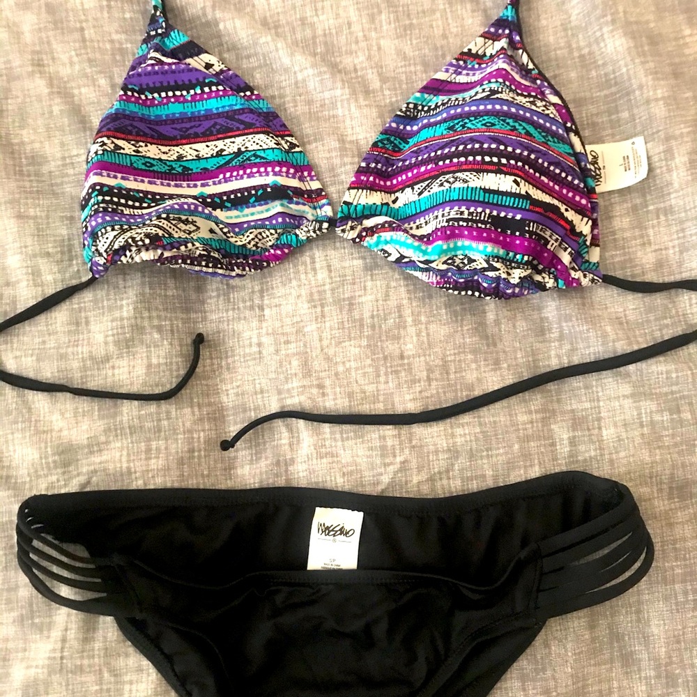 Missimo striped Bikini